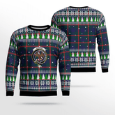 Clan Agnew Modern Crest Tartan Christmas Ugly Sweater RF27 Agnew Modern Crest Tartan Tartan Ugly Sweater